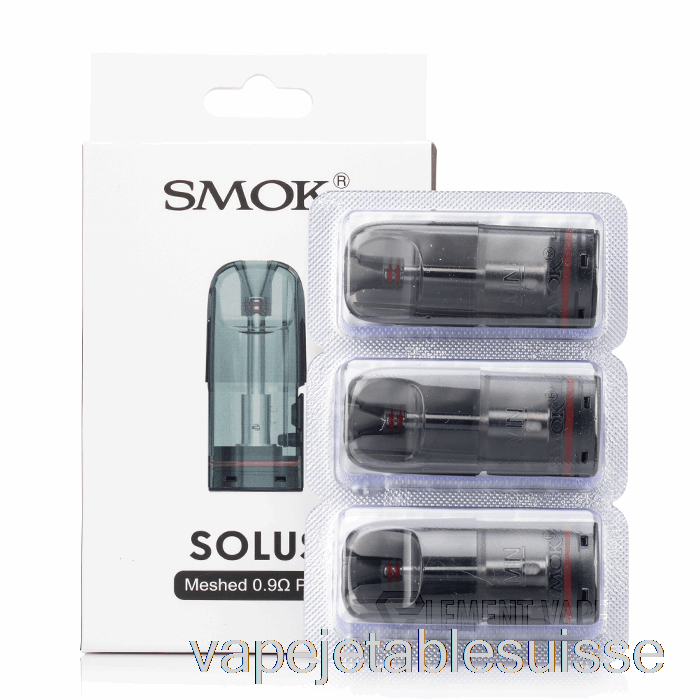 Vape Suisse Smok Solus 2 Dosettes De Remplacement Dosettes Maillées 0,9ohm